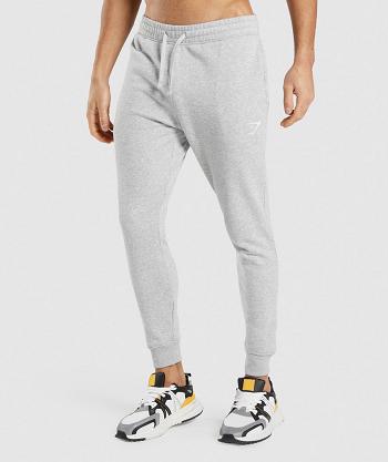 Gymshark Crest Mjukisbyxor Herr Ljusgrå | SE 3327YXF